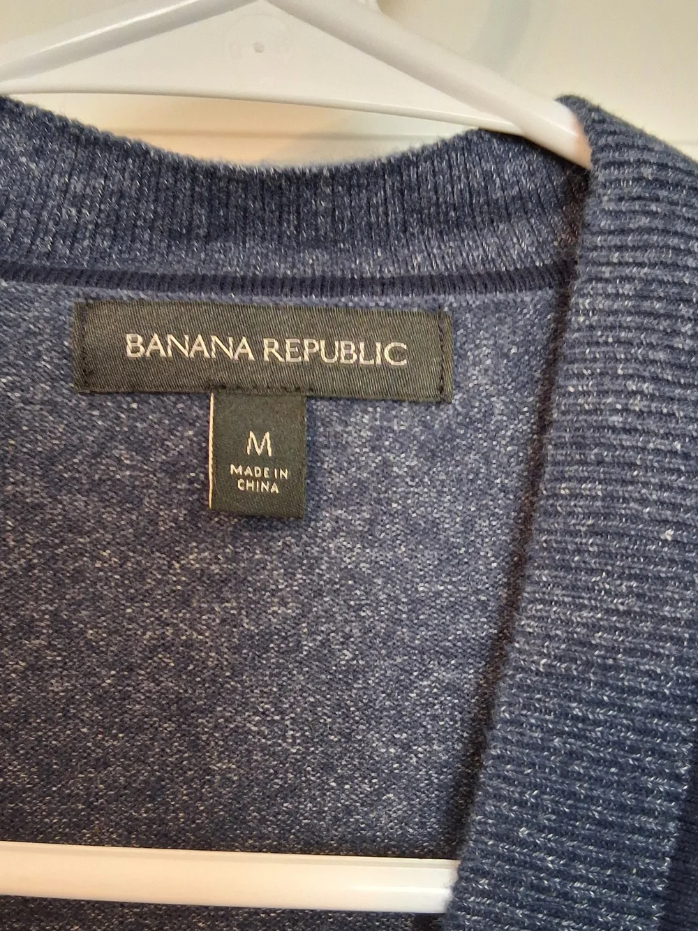 Banana Republic Men's Dark Navy Button-Front Cardigan 100% Cotton